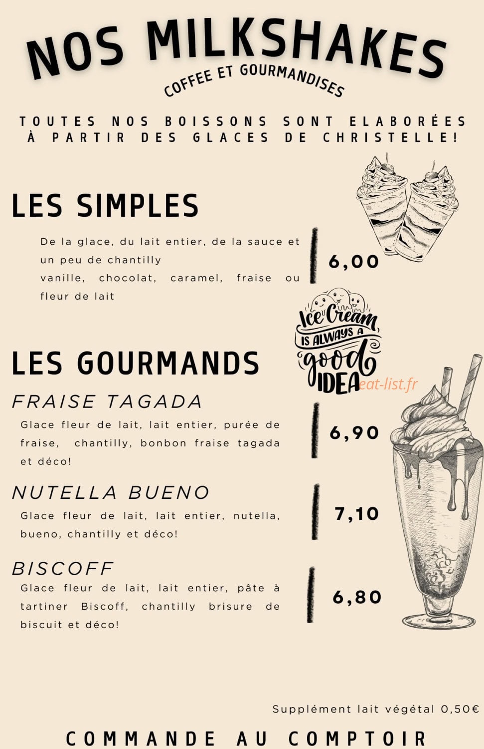 Coffee et Gourmandises — carte page 4