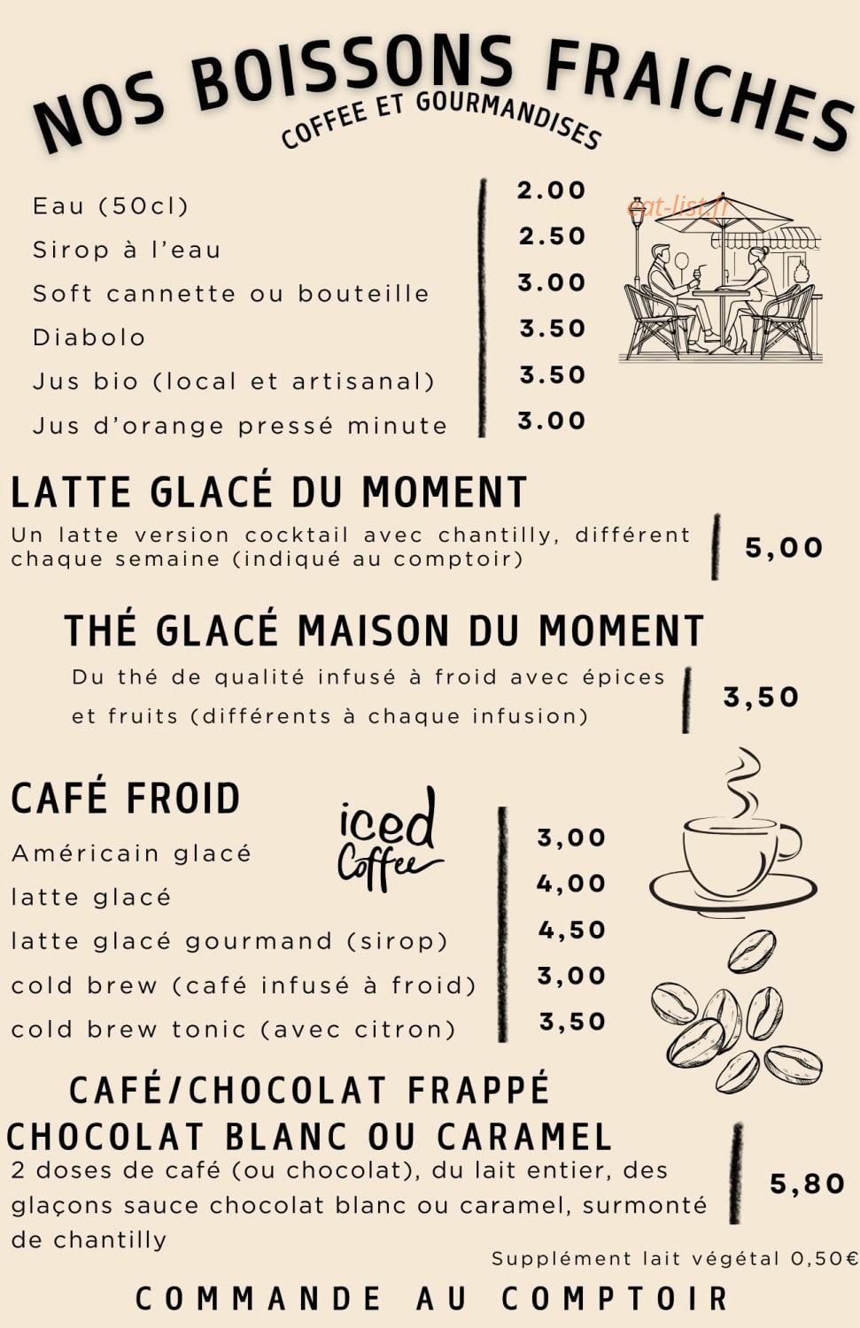Coffee et Gourmandises — carte page 3