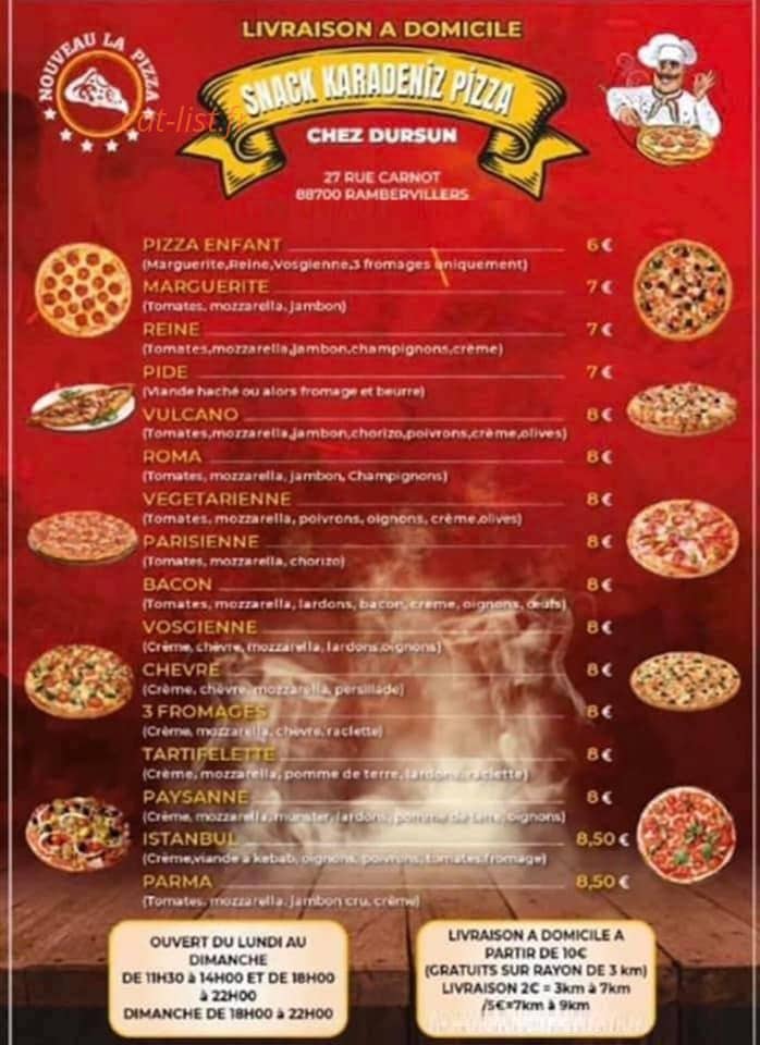 Snack Karadeniz — carte page 2