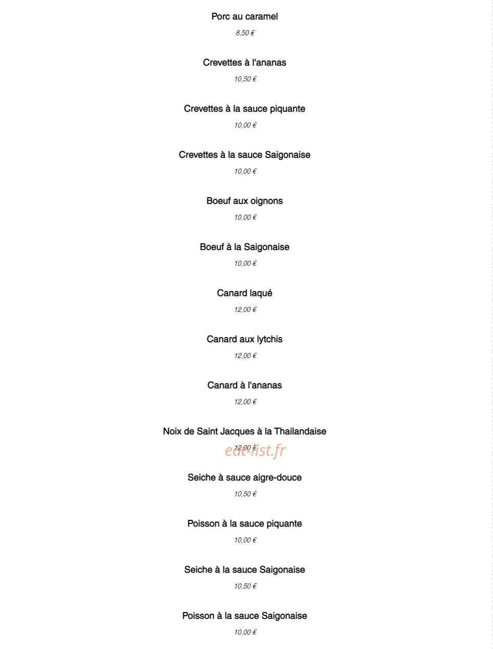 Chez Danh — carte page 3