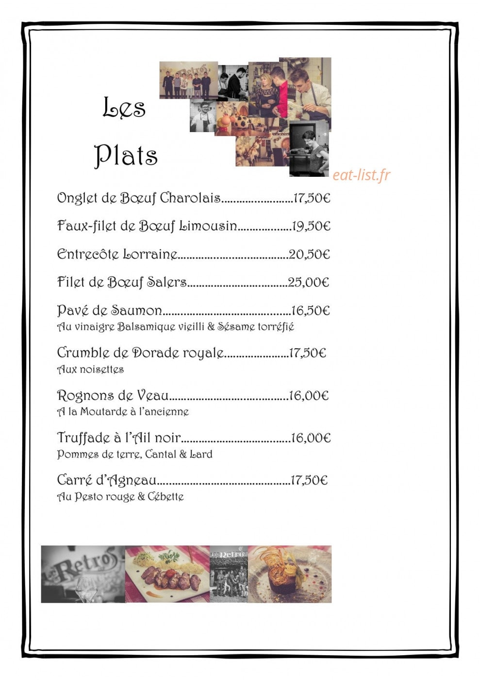 Le Rétro — carte page 2