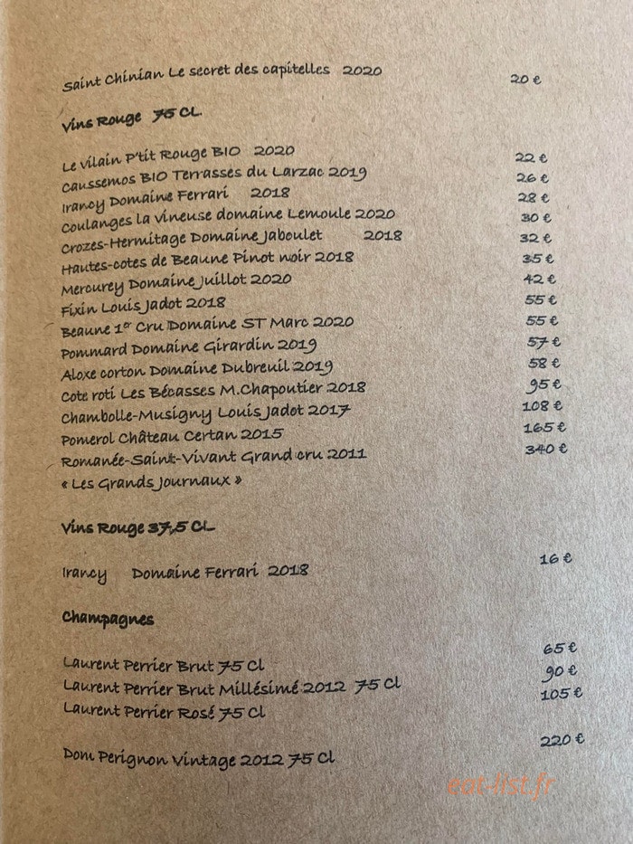 À la maison — carte page 6