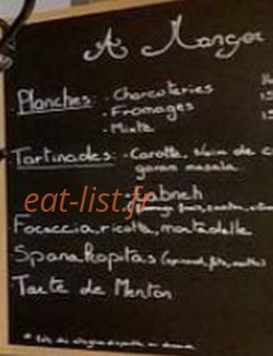Claudus Bar à Vins — carte page 1