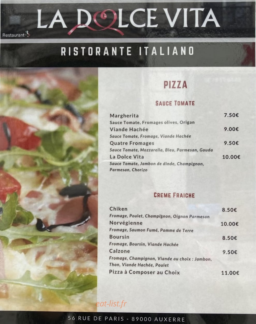 La dolce vita — carte page 1