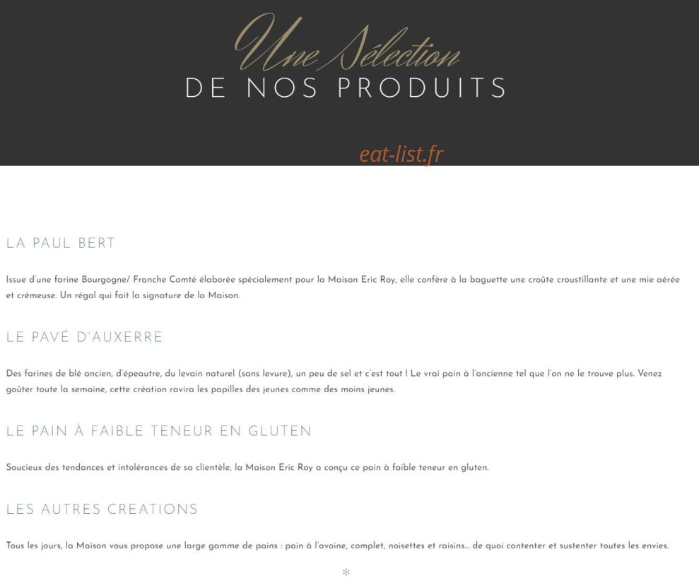 Le Boudoir — carte page 1