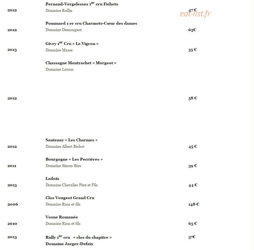Le Bourgogne — carte page 9