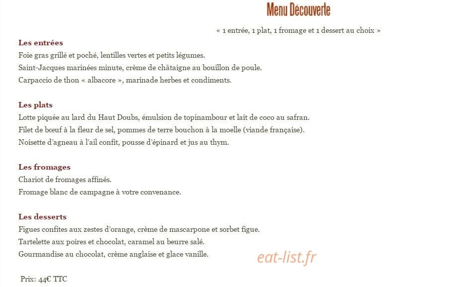 Le Bourgogne — carte page 16