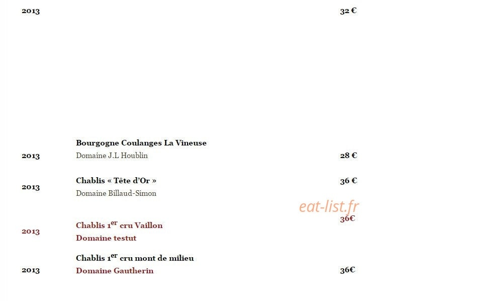 Le Bourgogne — carte page 4