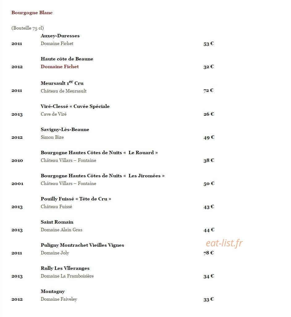 Le Bourgogne — carte page 7
