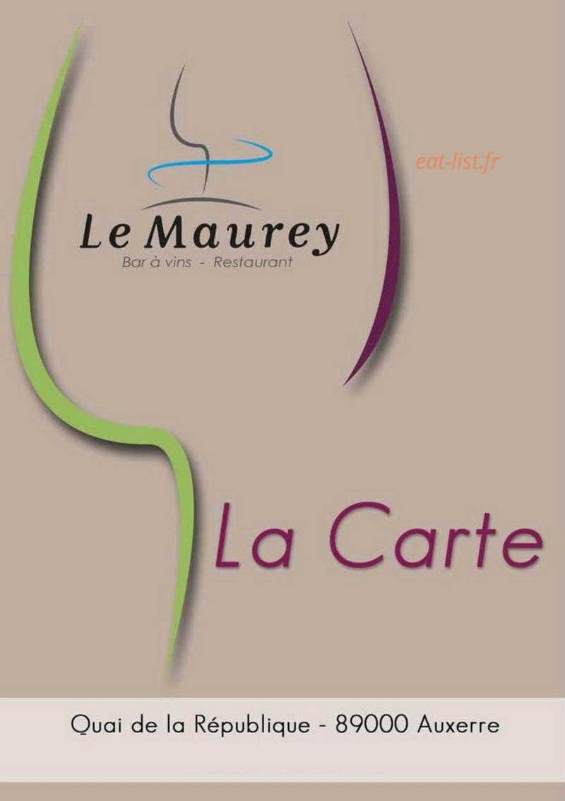 Le Maurey — carte page 1