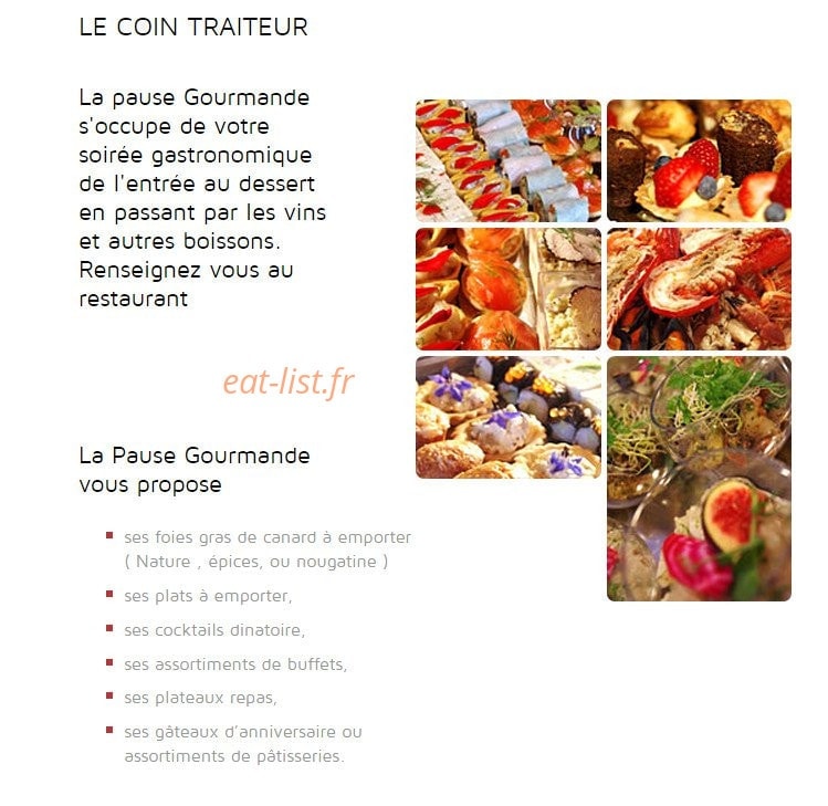 Pause gourmande — carte page 4