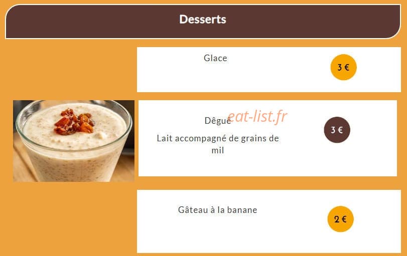 Saveurs ivoiriennes — carte page 5