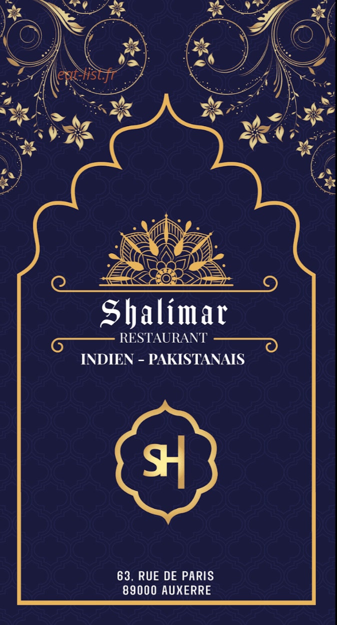 Shalimar — carte page 1