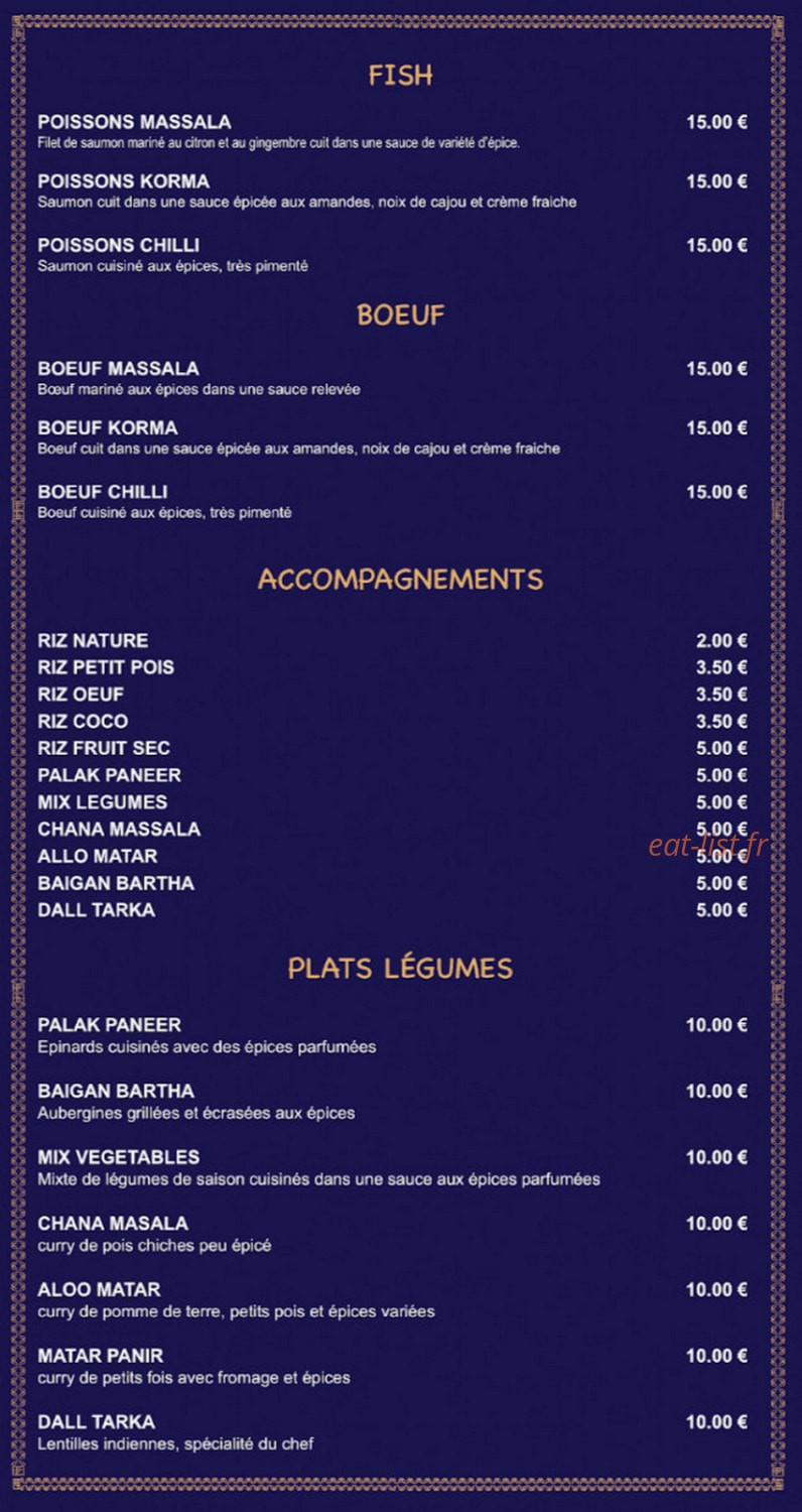 Shalimar — carte page 3