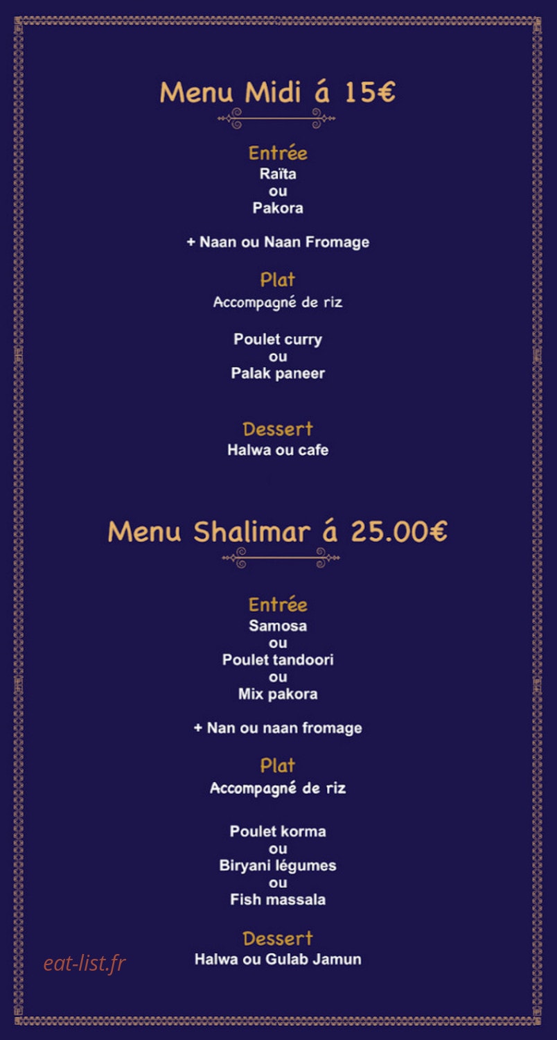 Shalimar — carte page 7