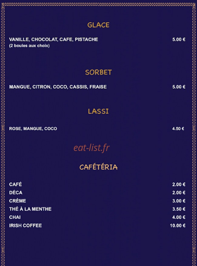 Shalimar — carte page 6