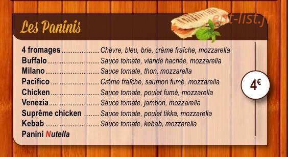 Sunpizza — carte page 3