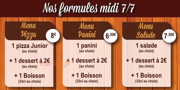 Sunpizza — carte page 2