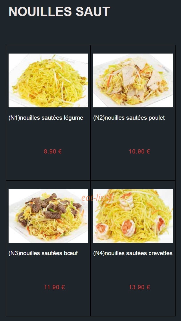 Sushi Auxerre — carte page 6