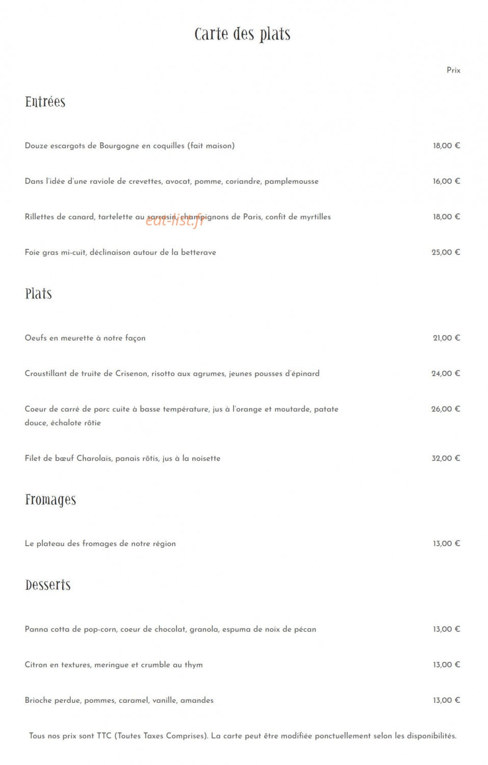 Un Air de Famille — carte page 2