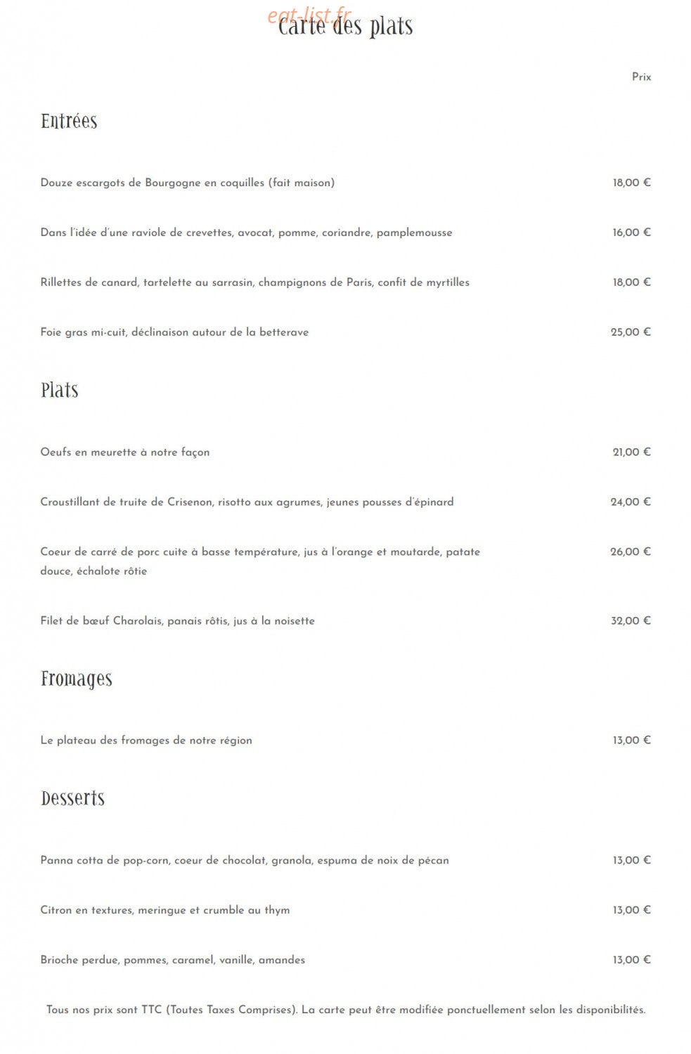 Un Air de Famille — carte page 4