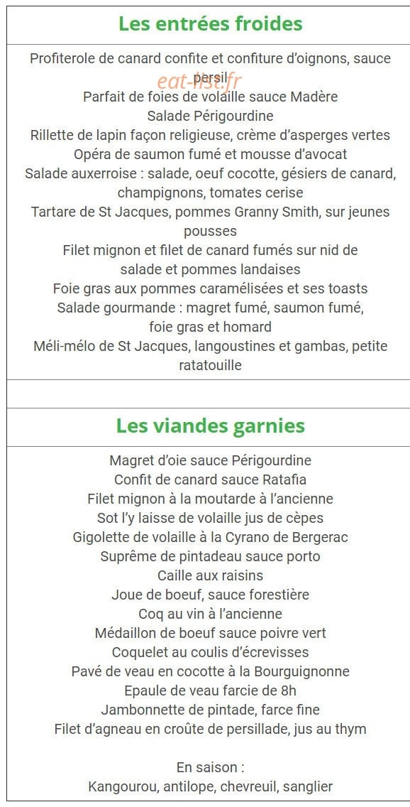 Farandole Gourmande — carte page 7