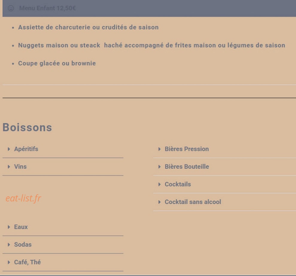 Le Saint Georges — carte page 2