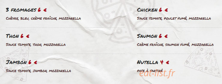 Royal pizza — carte page 4