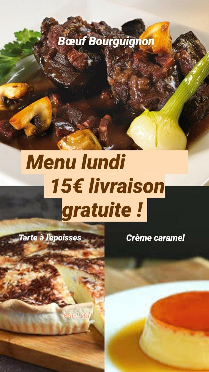 Comme Au Restau — carte page 1