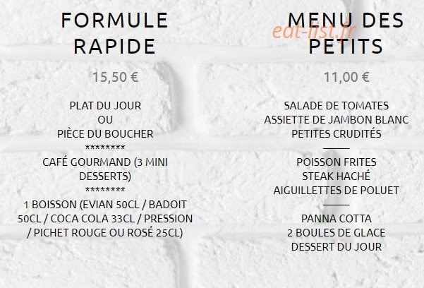 Restaurant Montana Sens — carte page 3