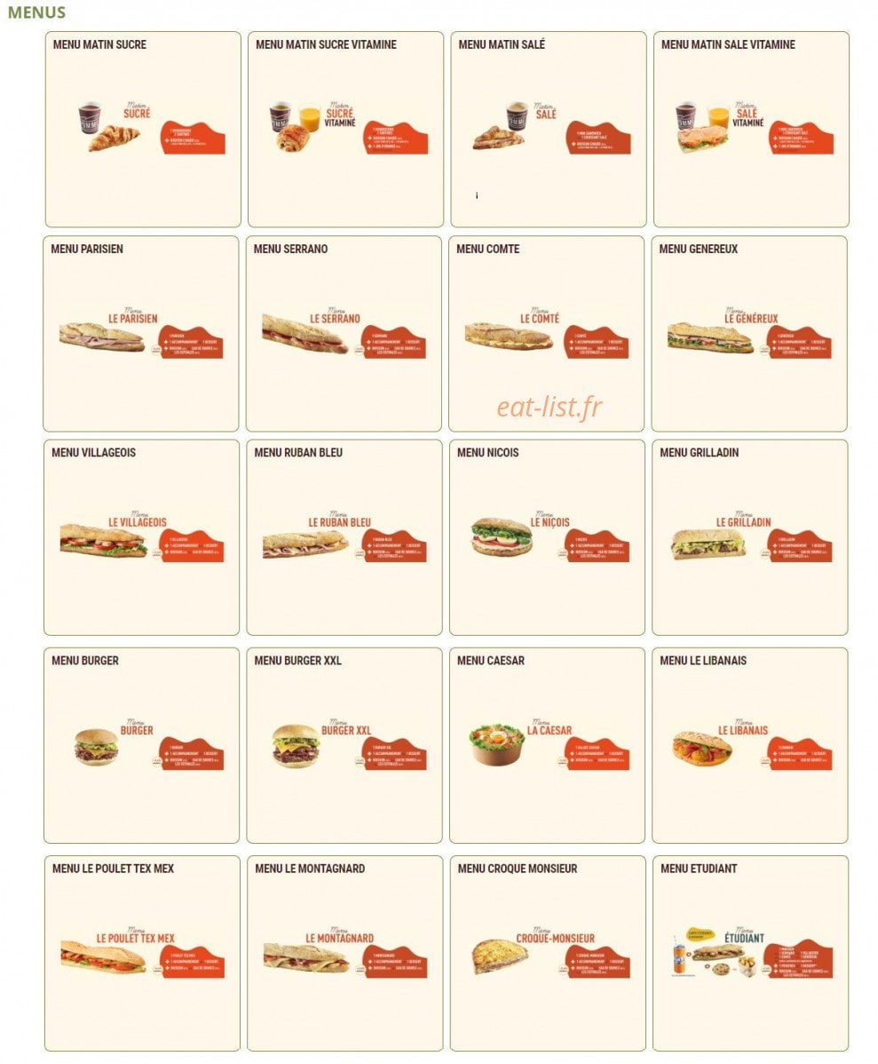 Pomme de Pain — carte page 11