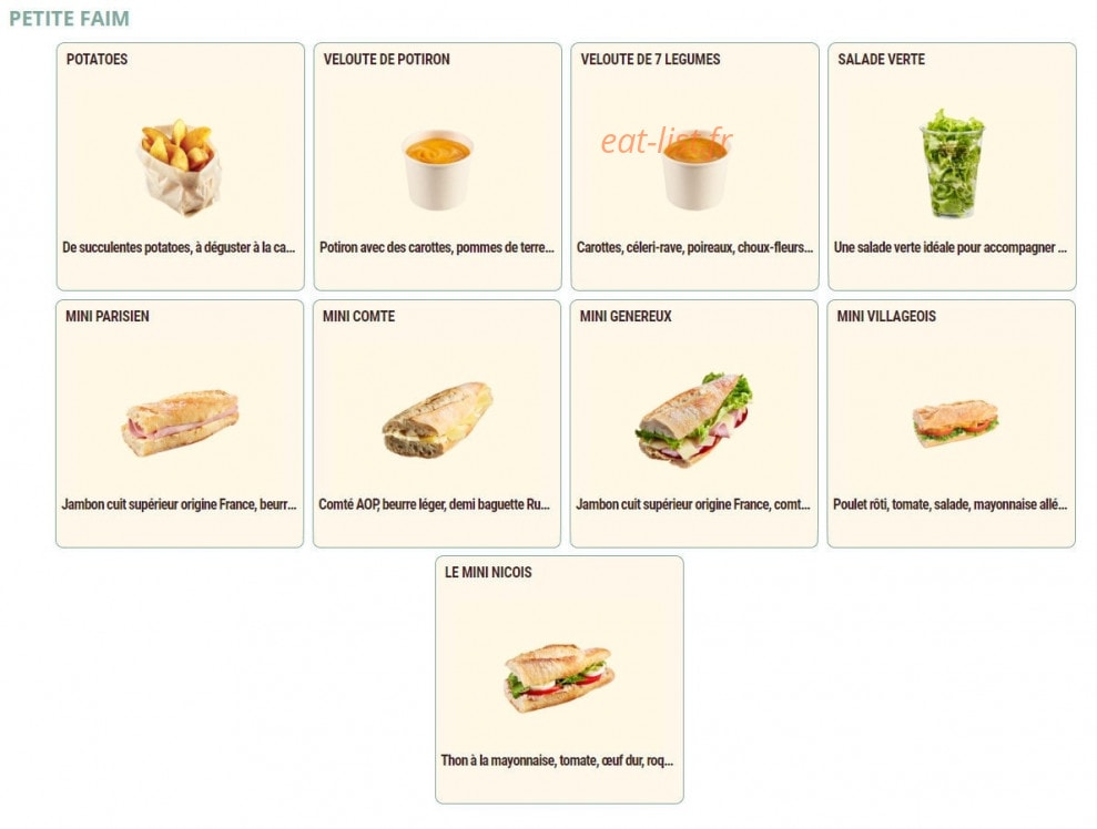 Pomme de Pain — carte page 7