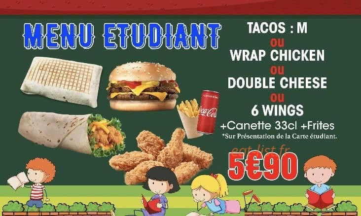 Chicken Time — carte page 1