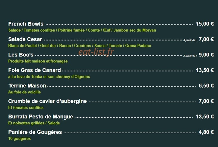 L’Ardoise — carte page 1