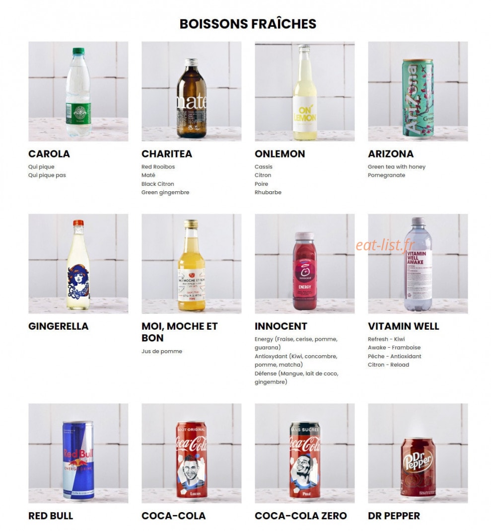 Bagelstein — carte page 8