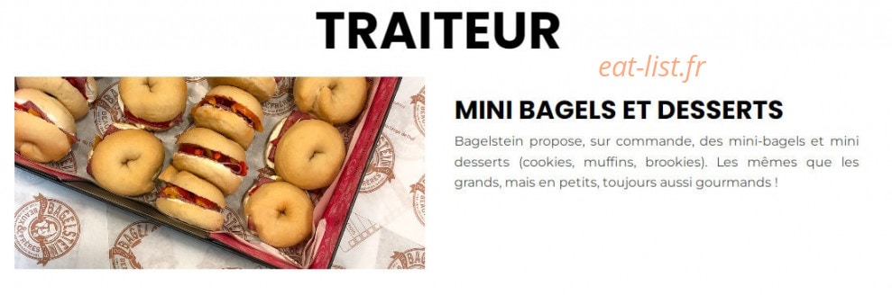 Bagelstein — carte page 10