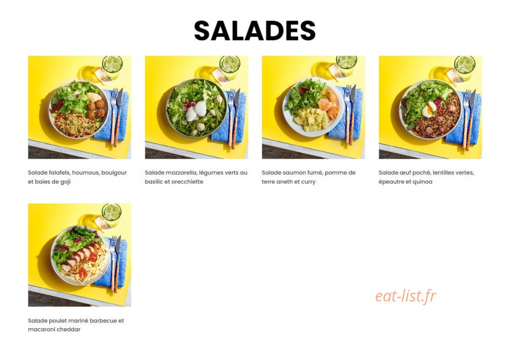 Bagelstein — carte page 2
