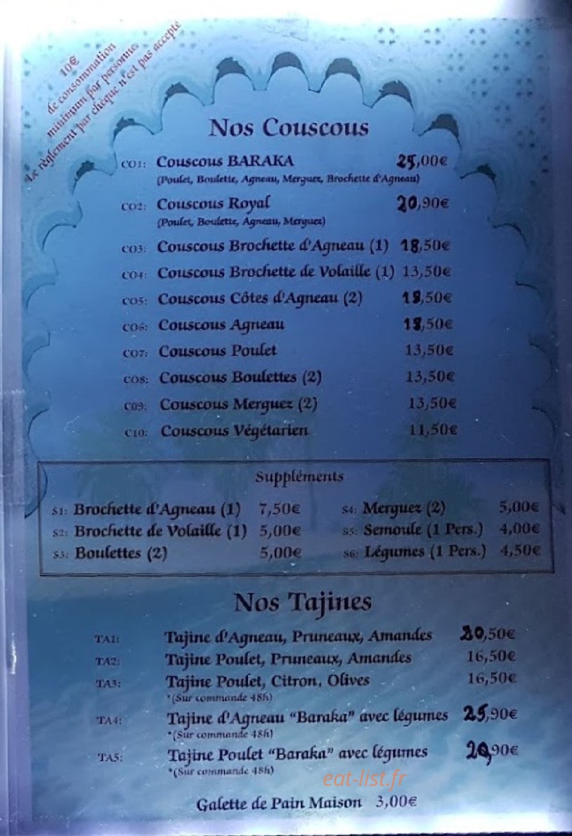 Baraka — carte page 2
