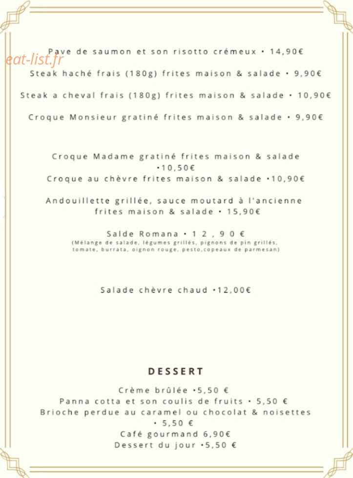 Café de la halle, aux cent bières — carte page 4