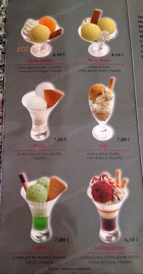 Chez Gigi — carte page 8