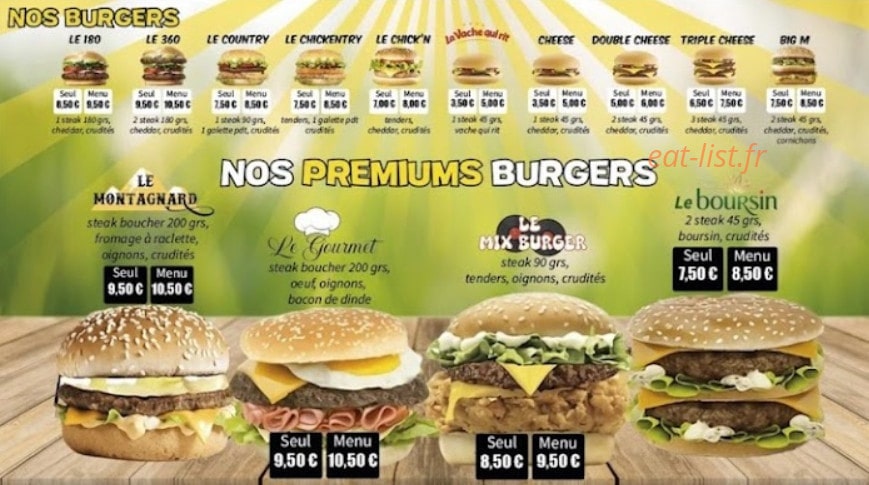 Chicken food — carte page 3