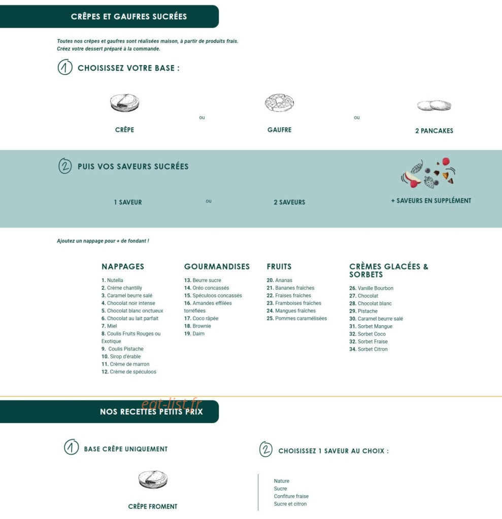 Crêpe Touch — carte page 5