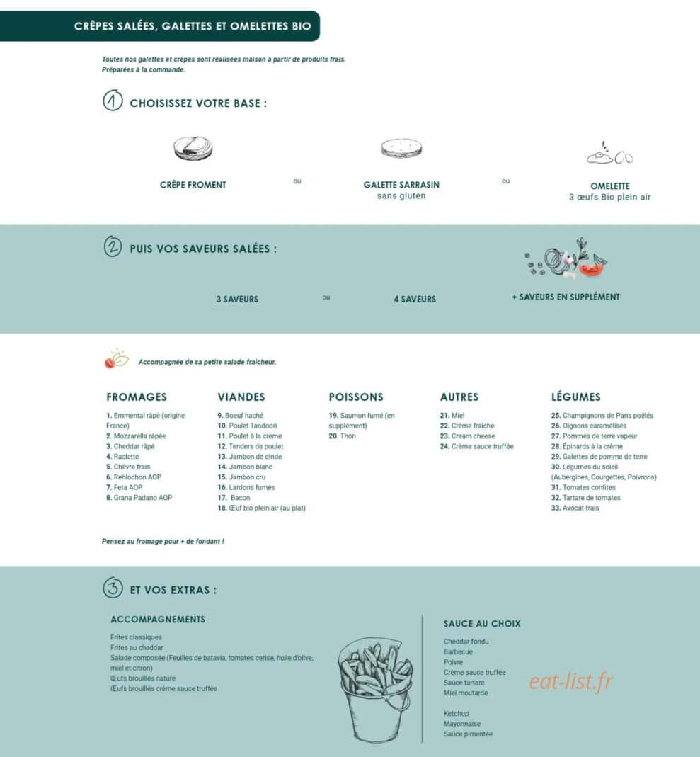 Crêpe Touch — carte page 1