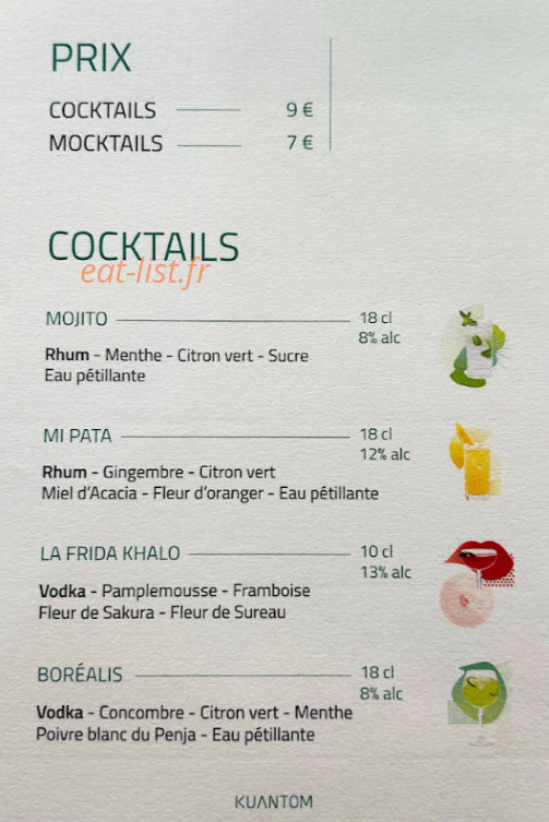El Latino — carte page 5