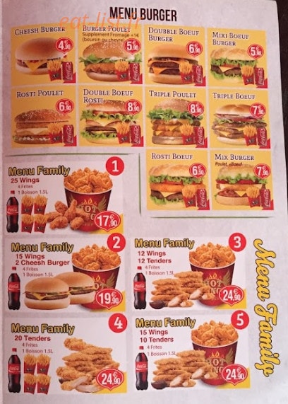 Jla Chicken Center — carte page 3