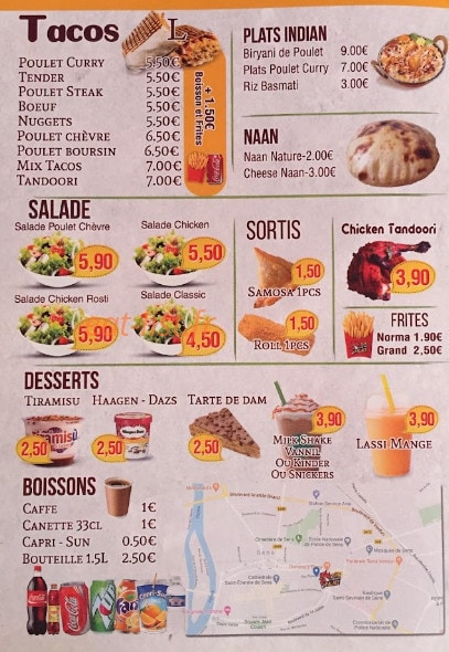 Jla Chicken Center — carte page 4