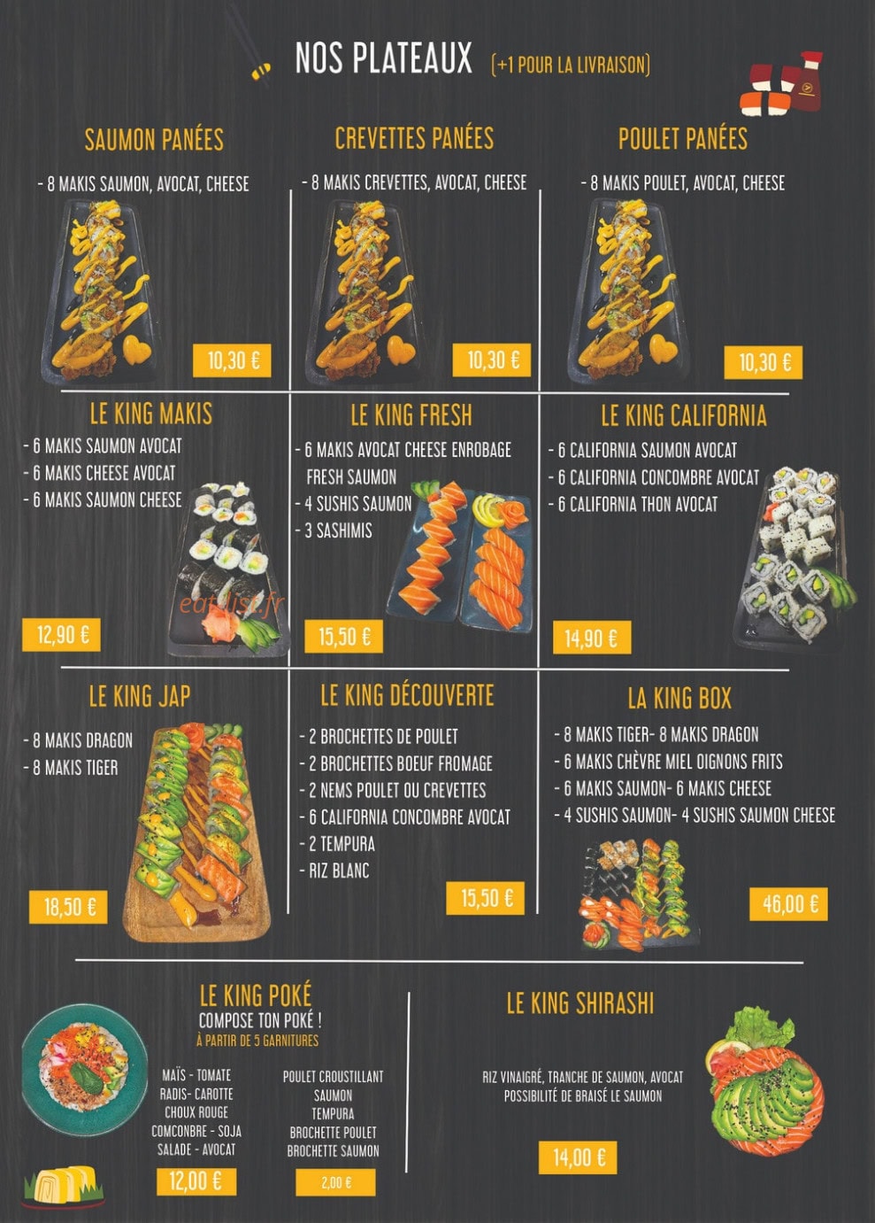 King Of Thai & Jap — carte page 3