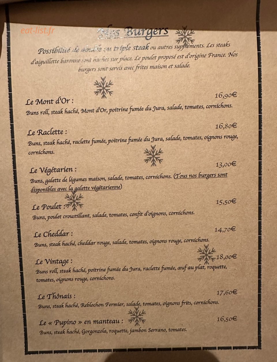 L'atelier Vintage — carte page 1