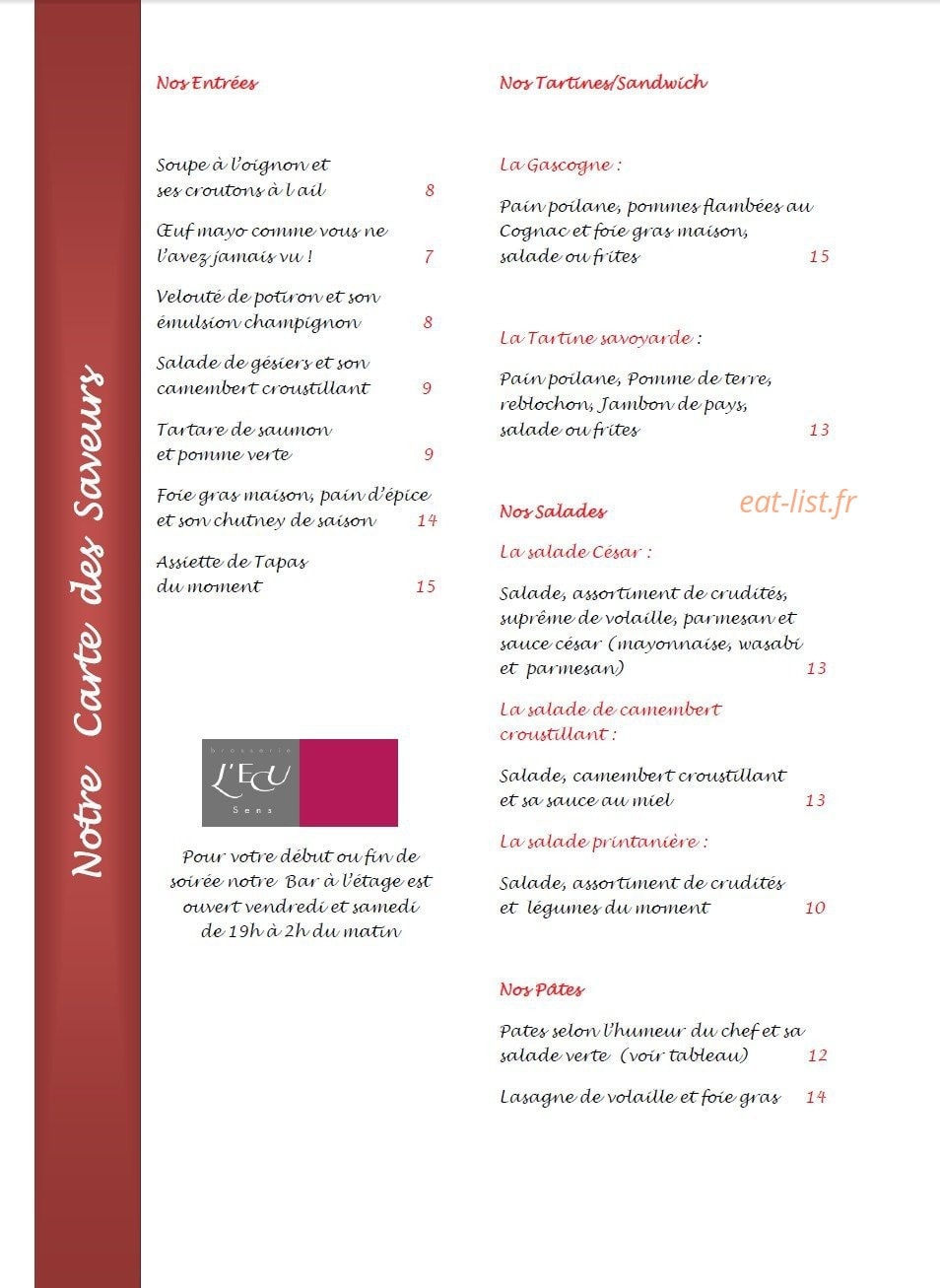 l'Ecu — carte page 4