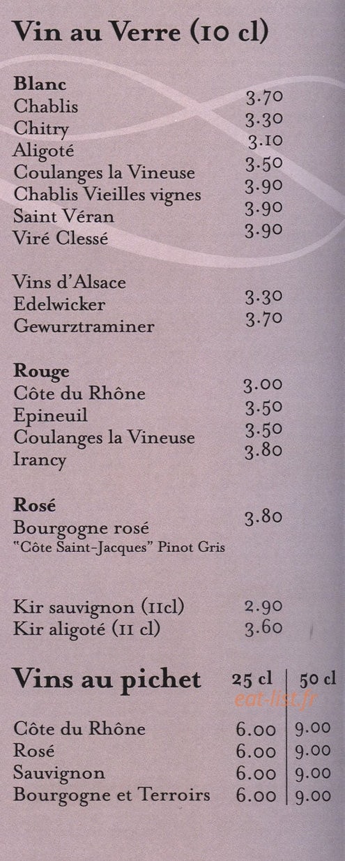 Le Plat d'Etain — carte page 10